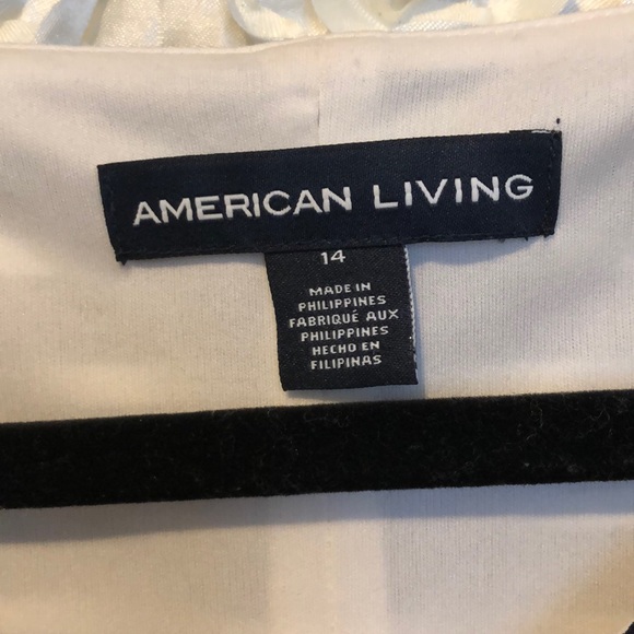 Navy dress with crew neck - Picture 4 of 5